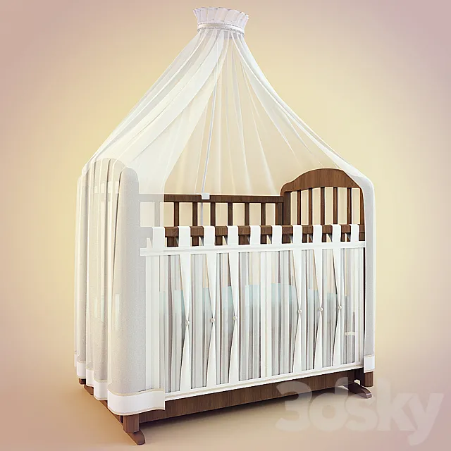 cot with canopy 3DSMax File