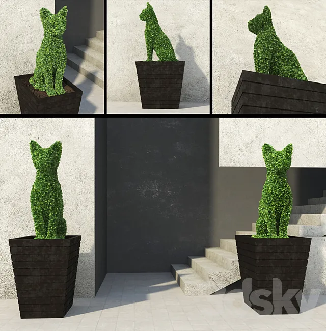 Côte Topiary 3DS Max Model