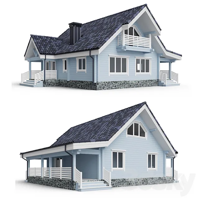 Cottage 012 3DS Max Model