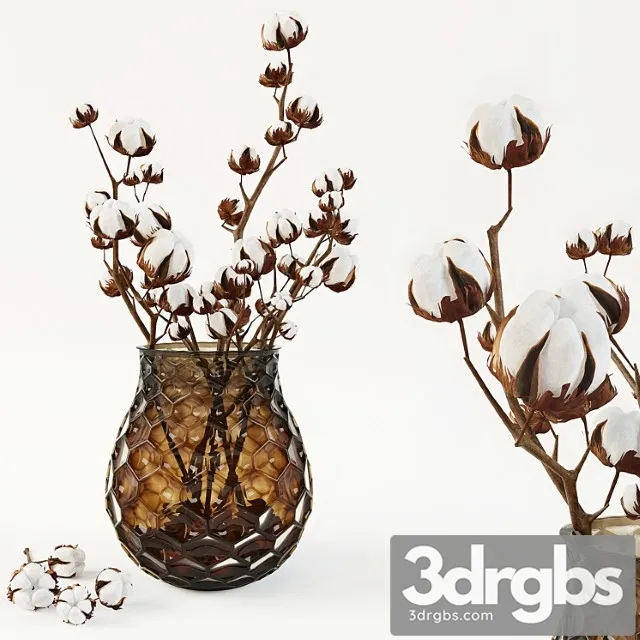 Cotton in a Vase 3dsmax Download