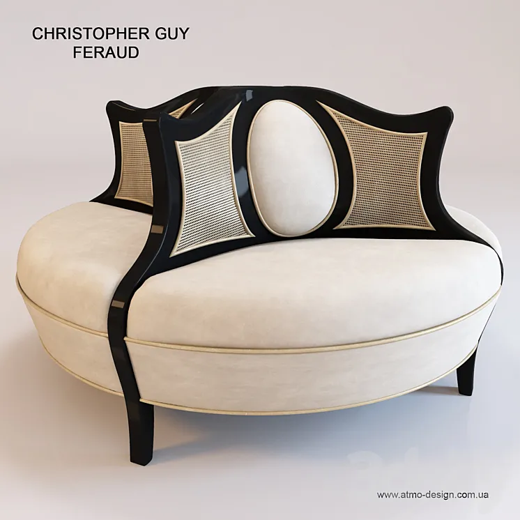 Couch Christopher Guy Feraud 60-0414 3DS Max
