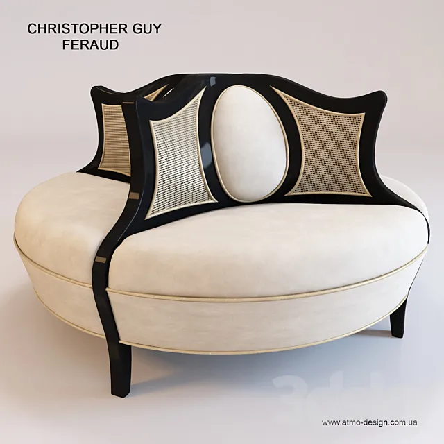 Couch. Christopher Guy. Feraud 60-0414 3DSMax File