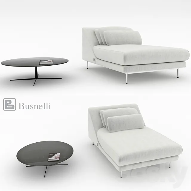 Couch Daytona Busnelli 3DS Max Model