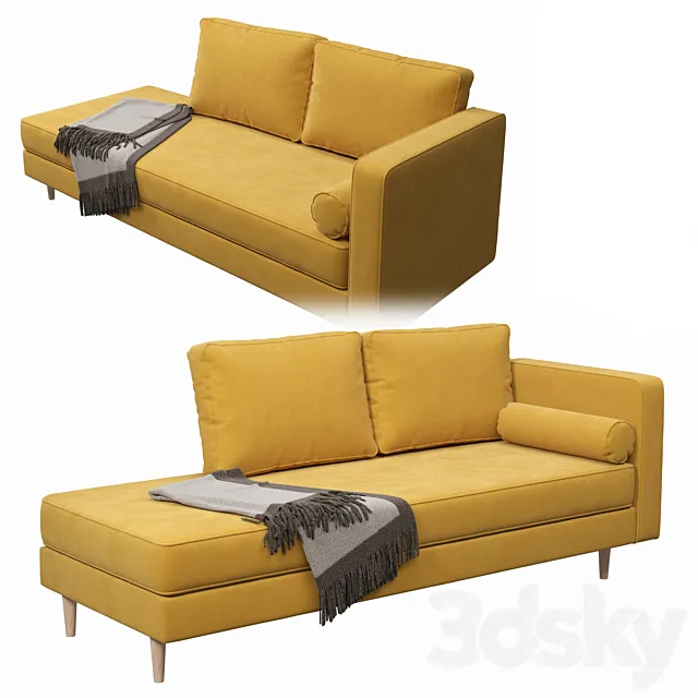 Couch Deans 3DS Max Model