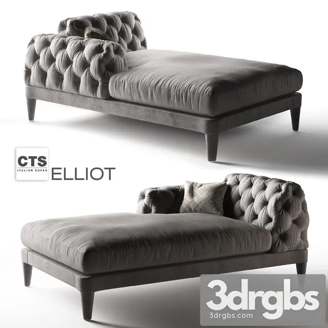 Couch Elliot CTS Salotti 3dsmax Download