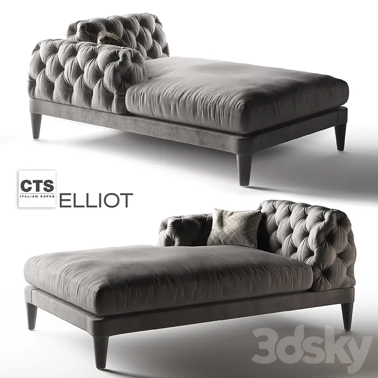 Couch ELLIOT CTS SALOTTI 3DS Max