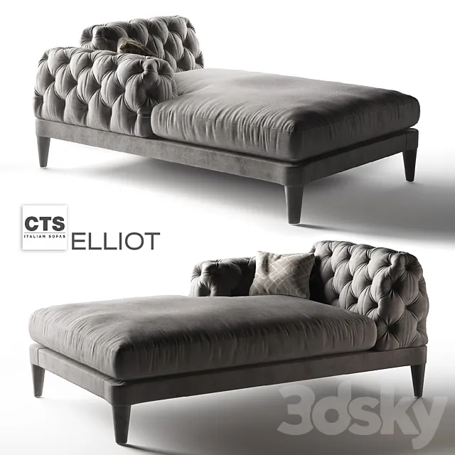 Couch ELLIOT CTS SALOTTI 3DSMax File