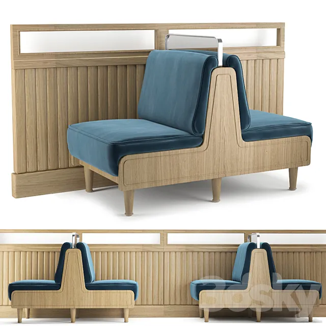 Couch for catering 3ds Max