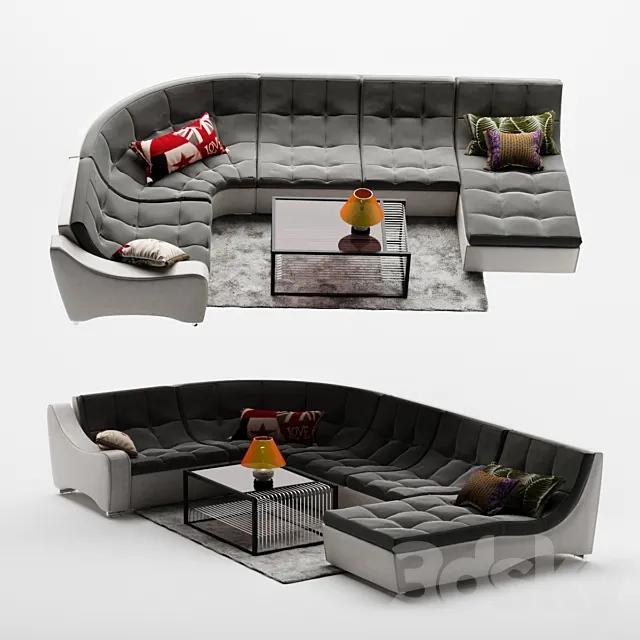 couch montreal 3ds Max