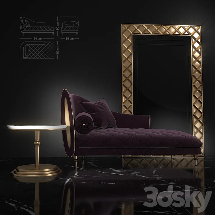 Couch Sipario from Arredoclassic 3DS Max