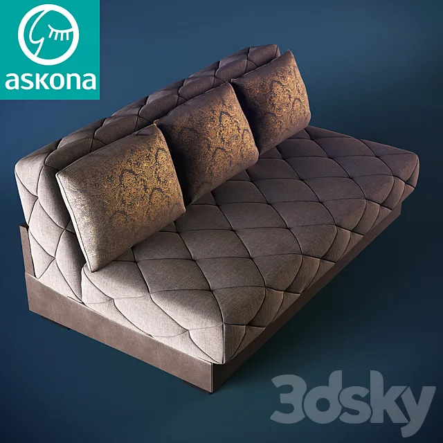 Couch Vega. Ascona 3DSMax File