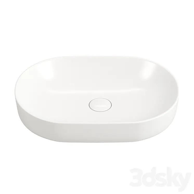 Countertop washbasin BelBagno BB1084 3DS Max