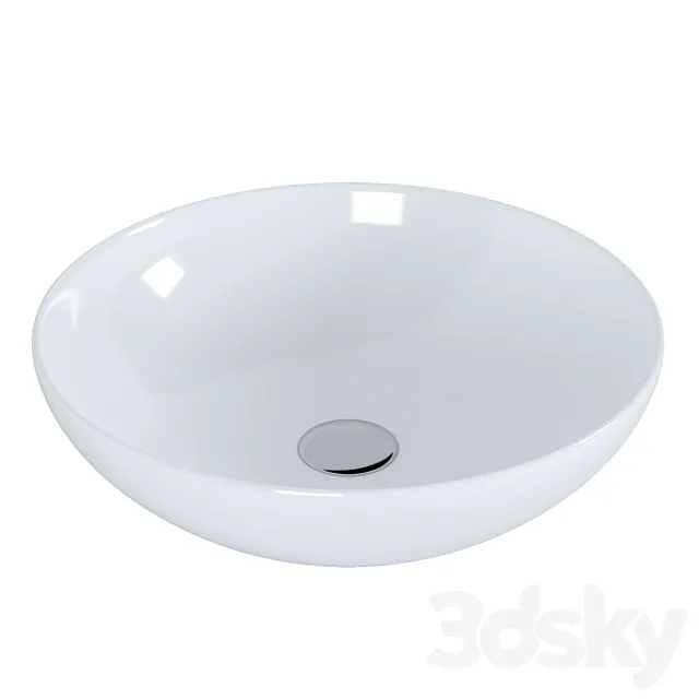 Countertop washbasin BelBagno BB344 3DS Max Model