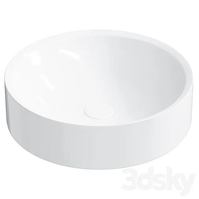 Countertop washbasin NT8565 – mineral casting 3ds Max