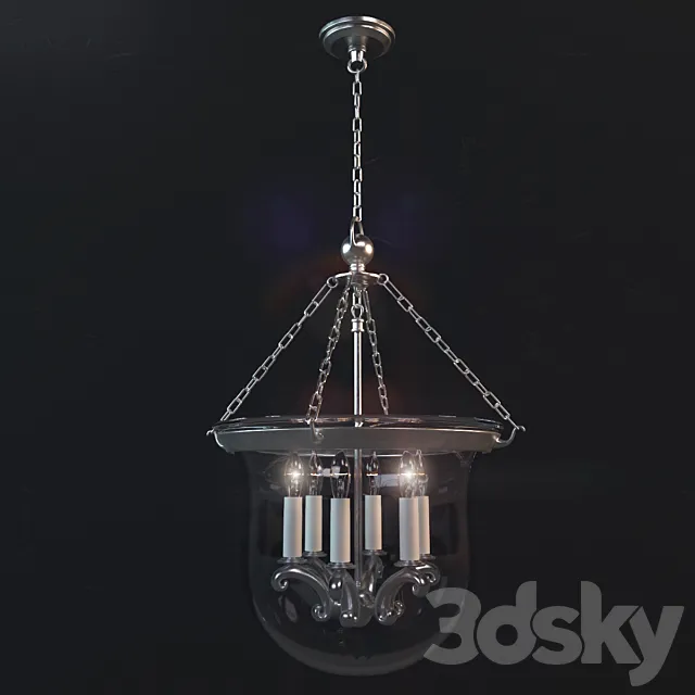 Country Bell Jar Lantern 3DSMax File
