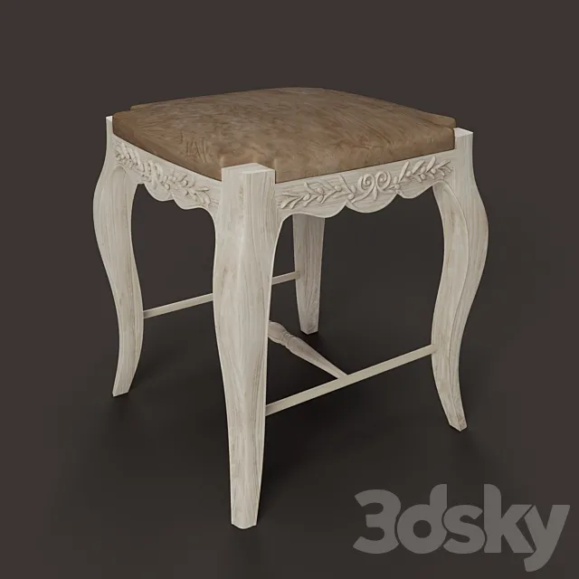 COUNTRY CORNER Romance Stool 3ds Max