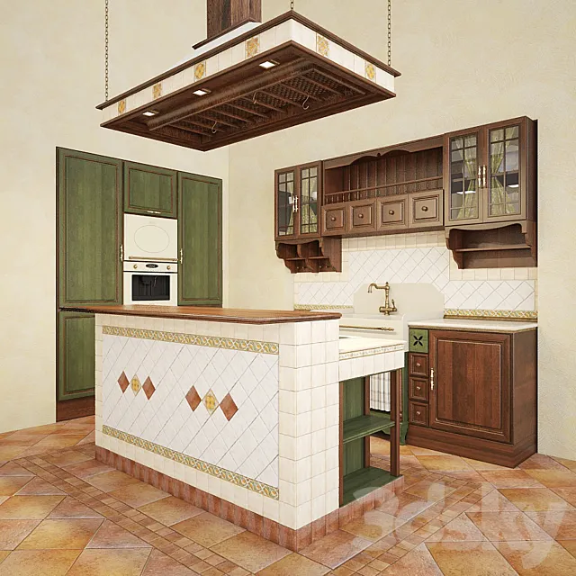 Country kitchen 3DSMax File