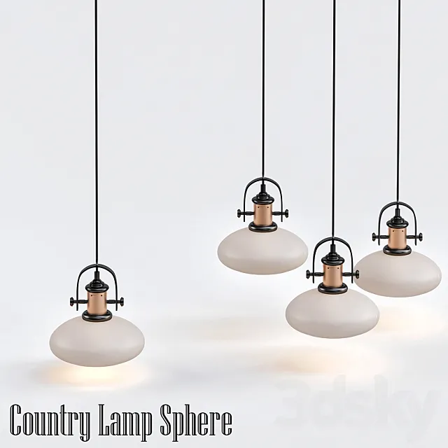 Country Lamp Sphere 3ds Max