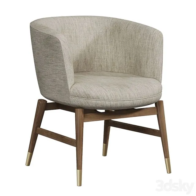 COUPE DINING CHAIR by Bakerfurniture 3dsMax Model