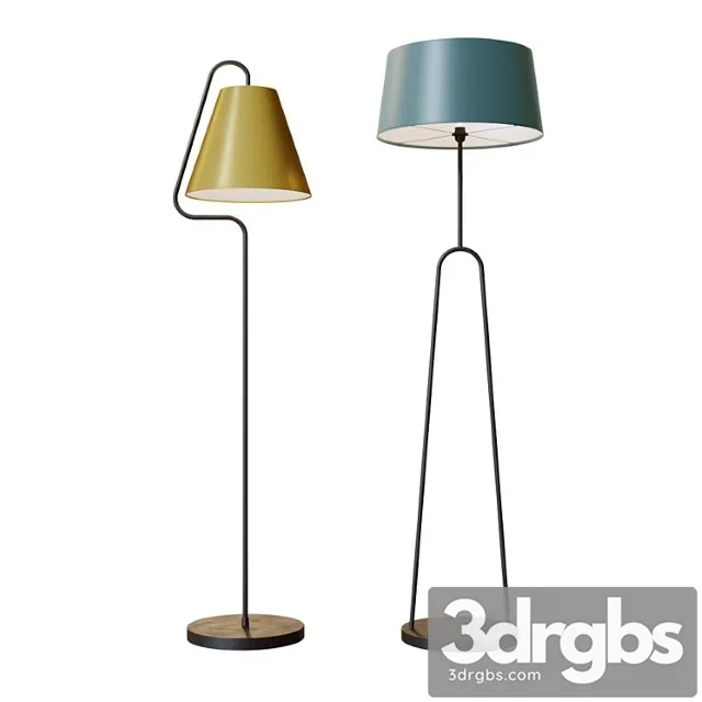 Coupole & alfa floor lamp 3dsmax Download