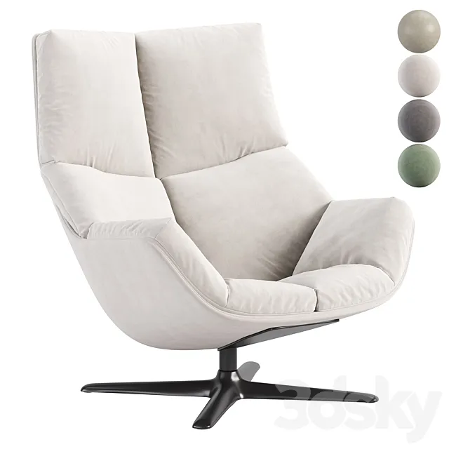 Cova Armchair by Davisfurniture 3ds Max