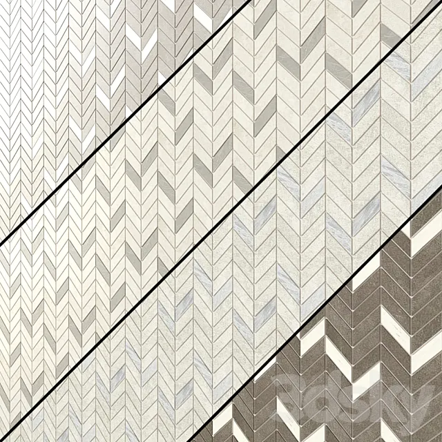 Cove herringbone 3ds Max