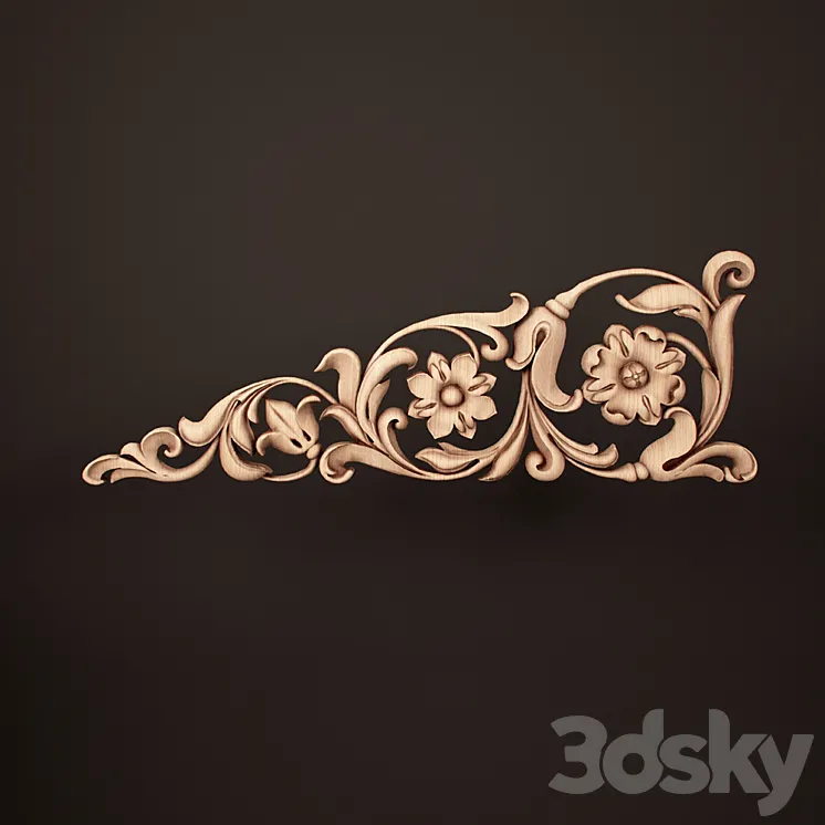 Cover carved 3DS Max