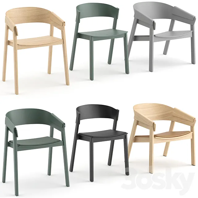 Cover Chairs by Muuto 3ds Max