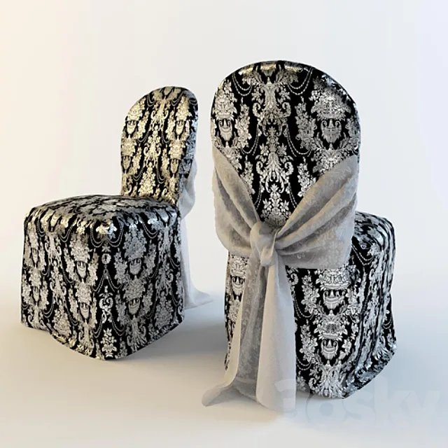 cover on Chair 3DSMax File