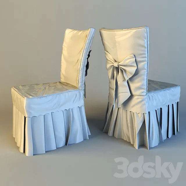 Cover on chair 3DSMax File