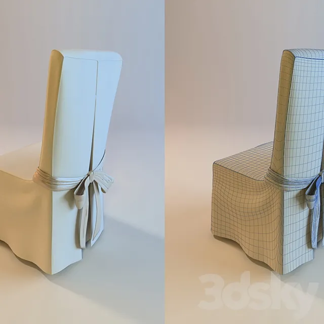 Cover on Chair 3DSMax File