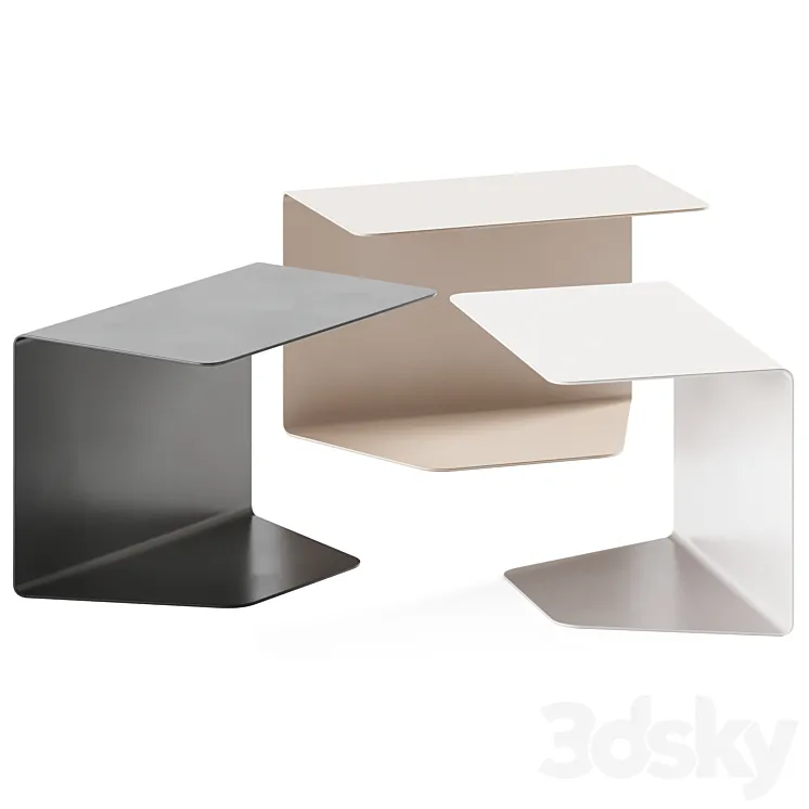 Cozy 1 Low Table Mdf Italia \/ Side Table 3DS Max