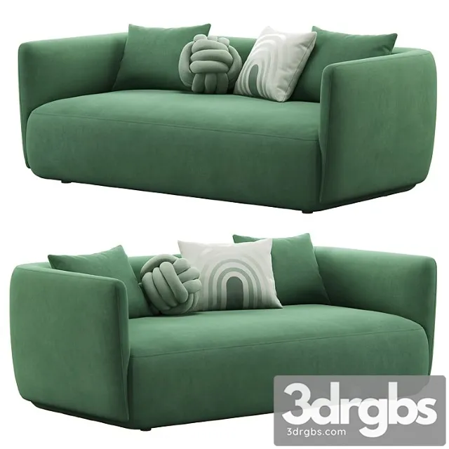 Cozy 2-seat sofa by mdf italia 2 3dsmax Download