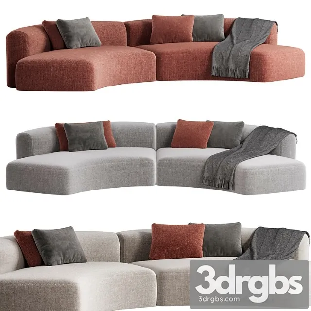 Cozy curve sofa