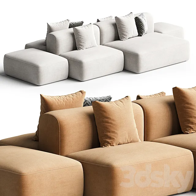 COZY ISLAND By MDF Italia 3DS Max Model