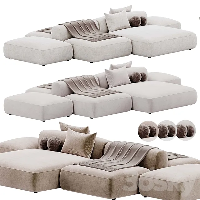 Cozy Island Sofa By MDF Italia | Sofa 3ds Max