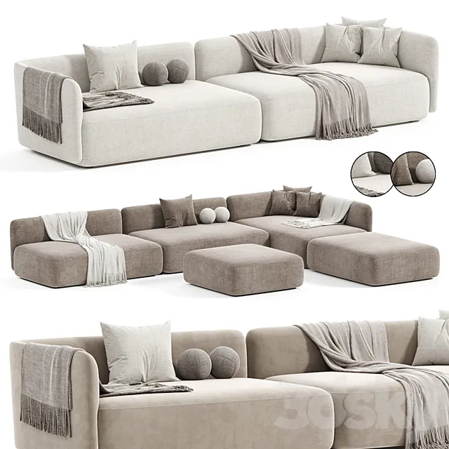COZY sofa 3DS Max Model