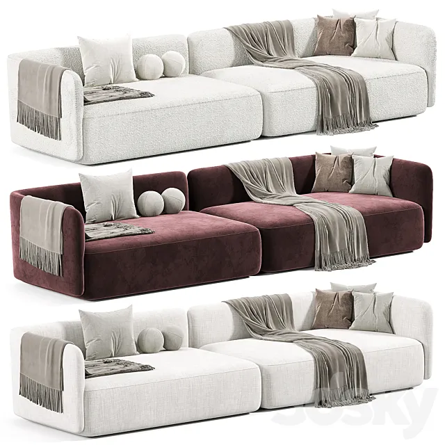 Cozy Sofa By MDF Italia 2 3ds Max