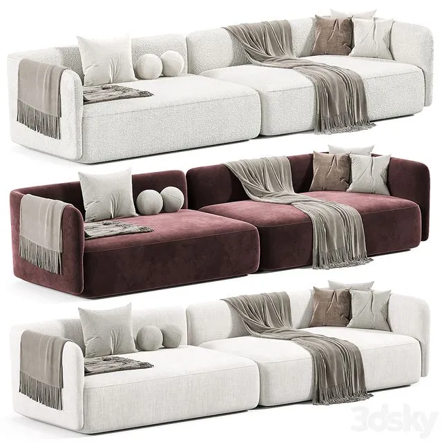 Cozy Sofa By MDF Italia 2 3dsMax Model