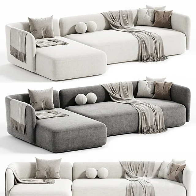 Cozy Sofa By MDF Italia 3ds Max