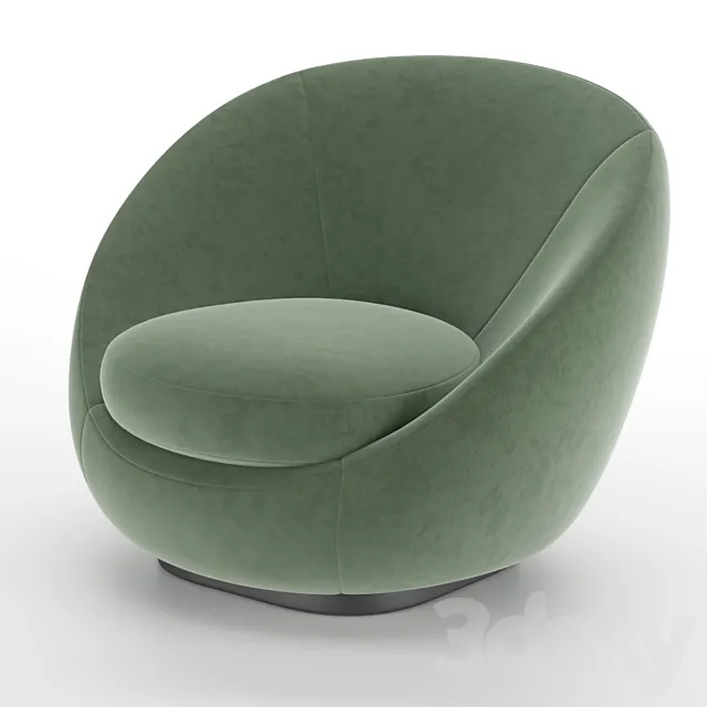 Cozy Swivel Chair 3DSMax File