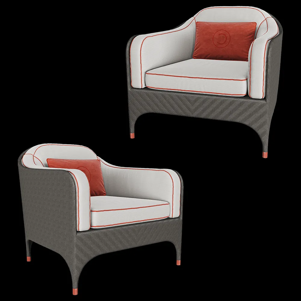 CPRN HOMOOD – Armchair Art.OD1032 3ds Max