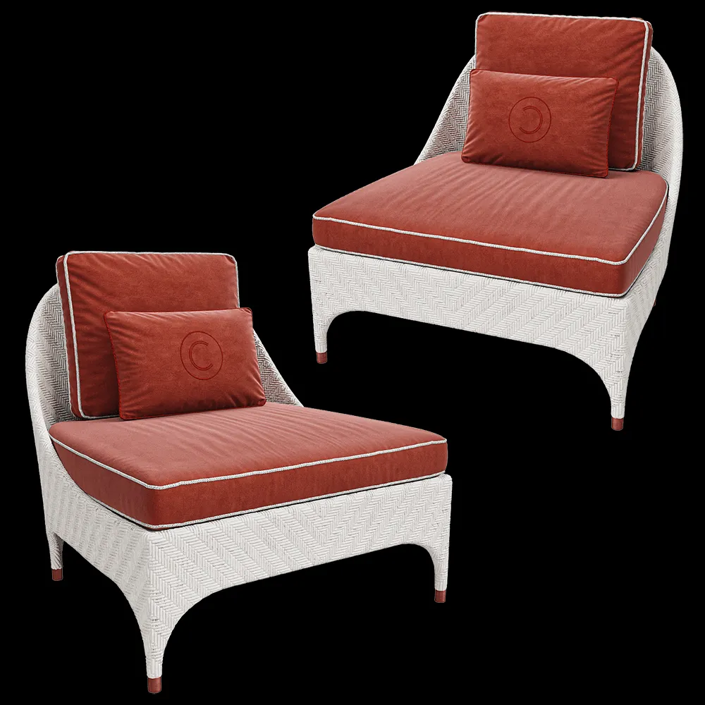 CPRN HOMOOD – Armchair Art.OD1036 3ds Max