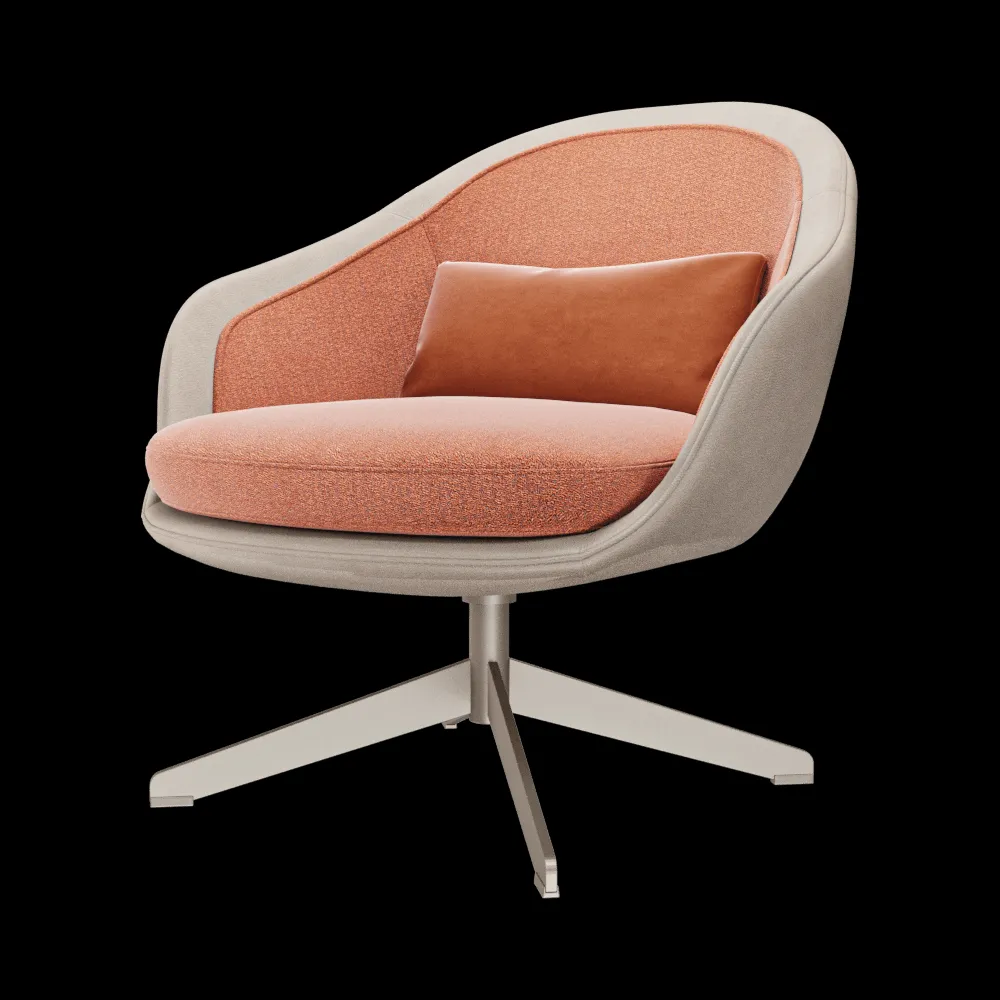 CPRN HOMOOD – Armchair Lucille 3ds Max