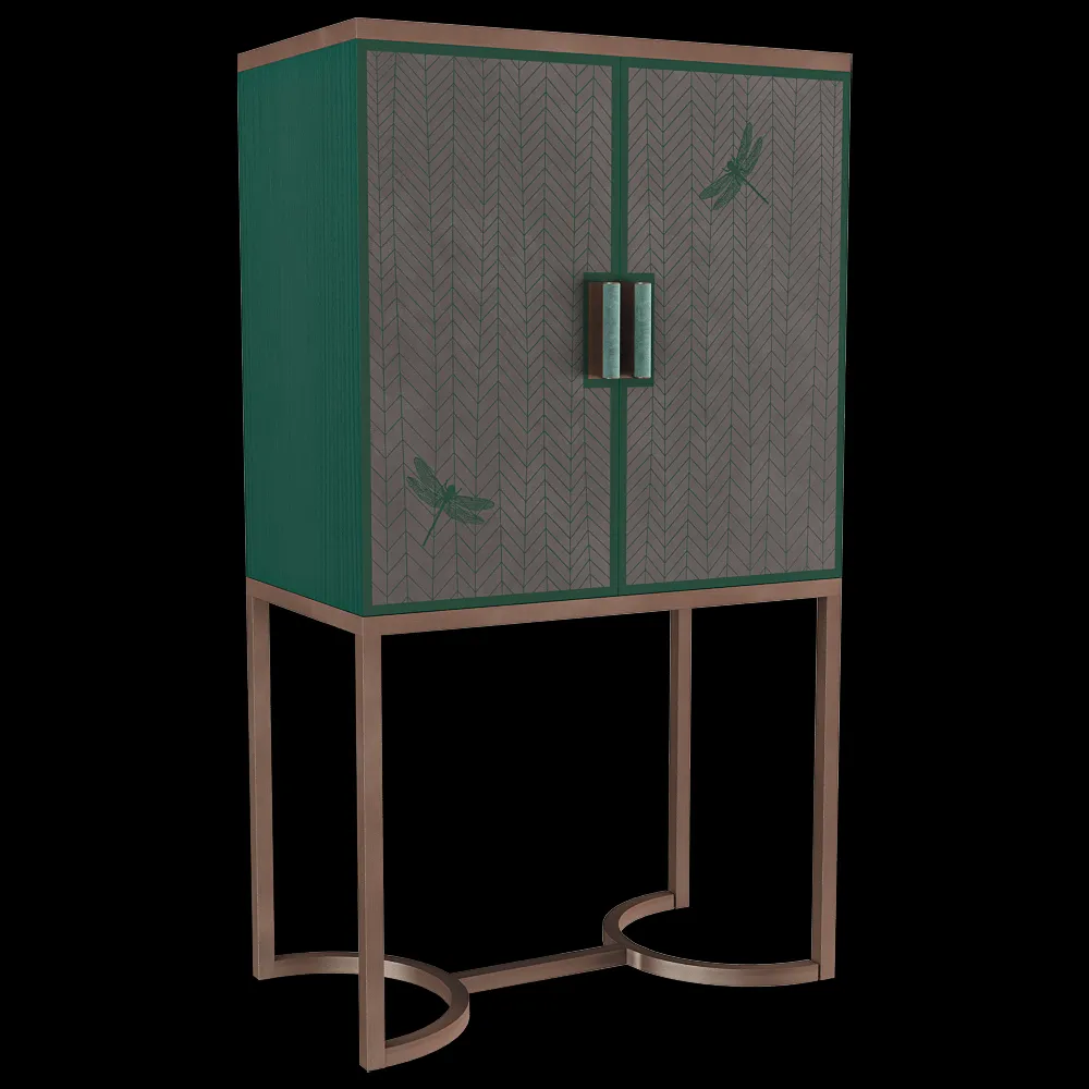 CPRN HOMOOD – Bar cabinet Art.D631 3ds Max
