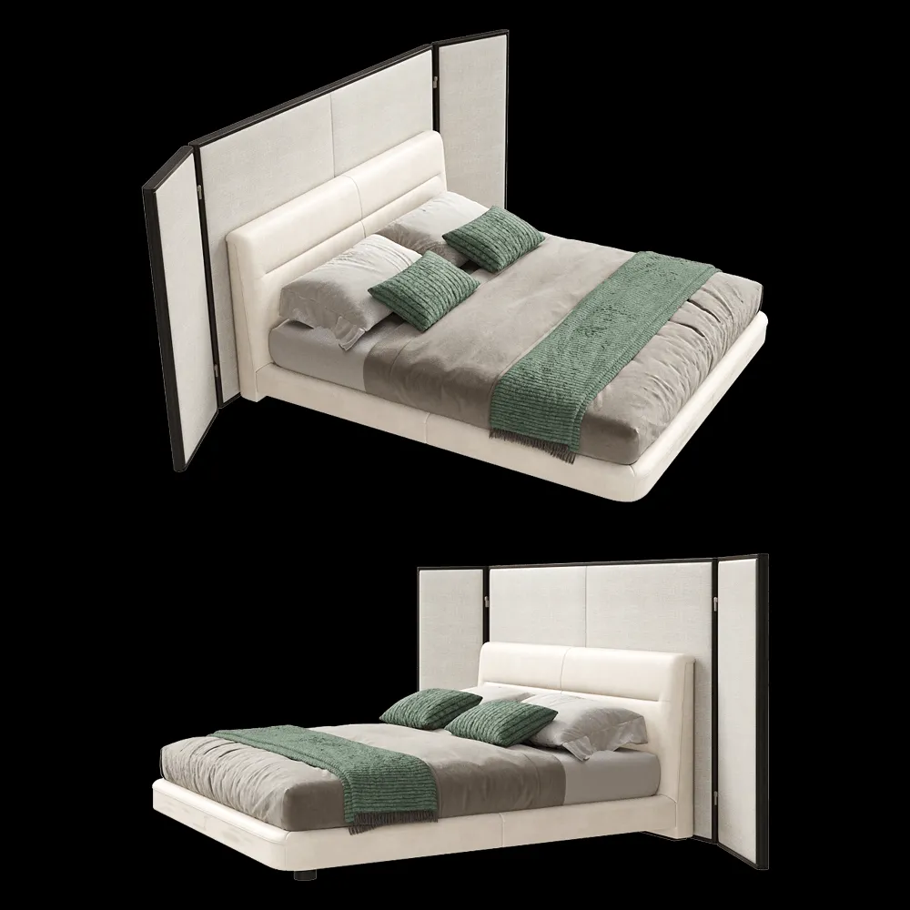 CPRN HOMOOD – Bed Clermont 2 3ds Max