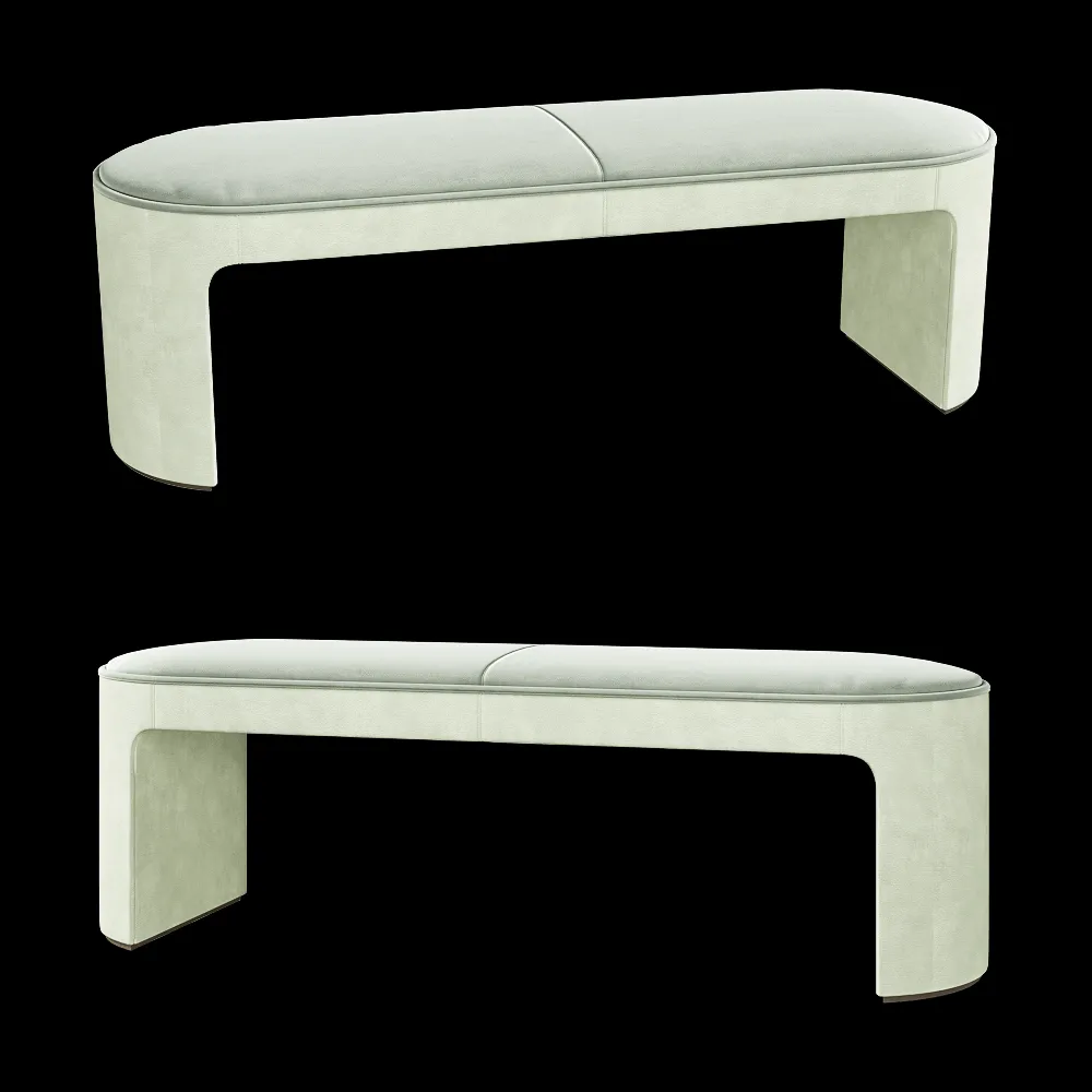 CPRN HOMOOD – Bench Ivory 3ds Max