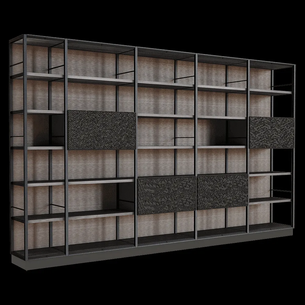 CPRN HOMOOD – Bookcase Art.D633 3ds Max