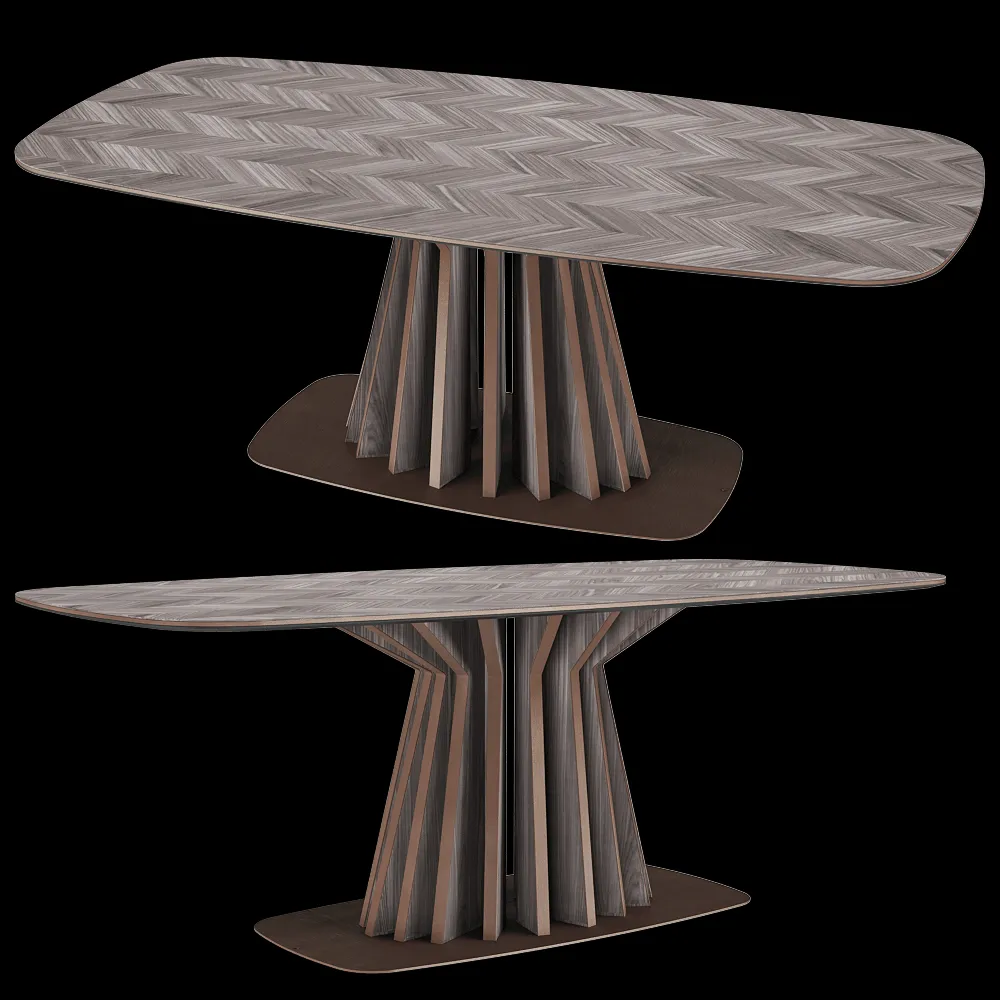 CPRN HOMOOD – Rectangular dining table Art.D616 3ds Max
