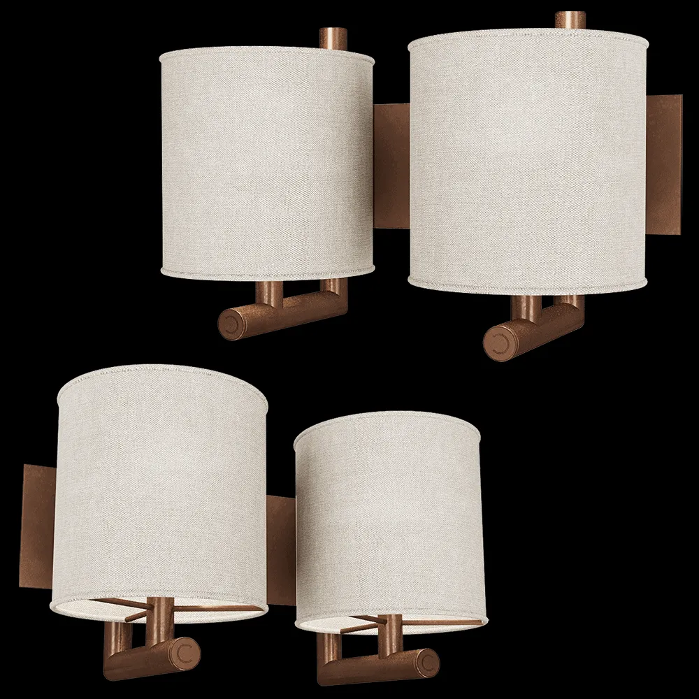 CPRN HOMOOD – Wall lamp Art.S587 3ds Max